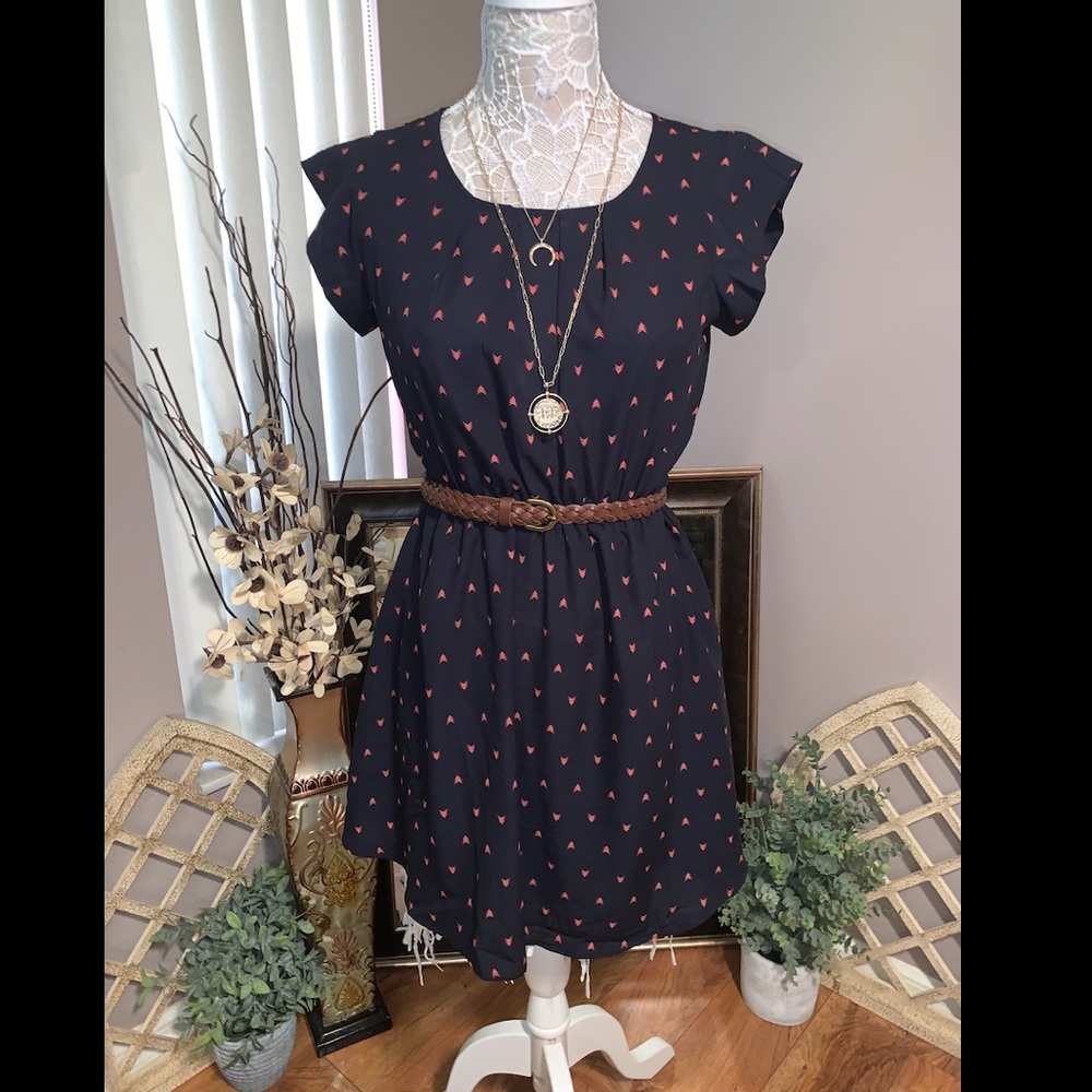 Arrow Print Tunic/Dress